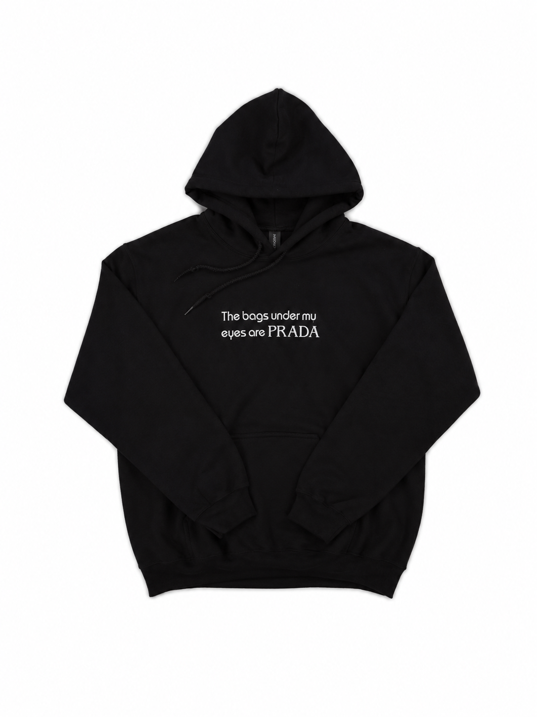 Mes cernes sont du PRADA - Sweat à capuche brodé