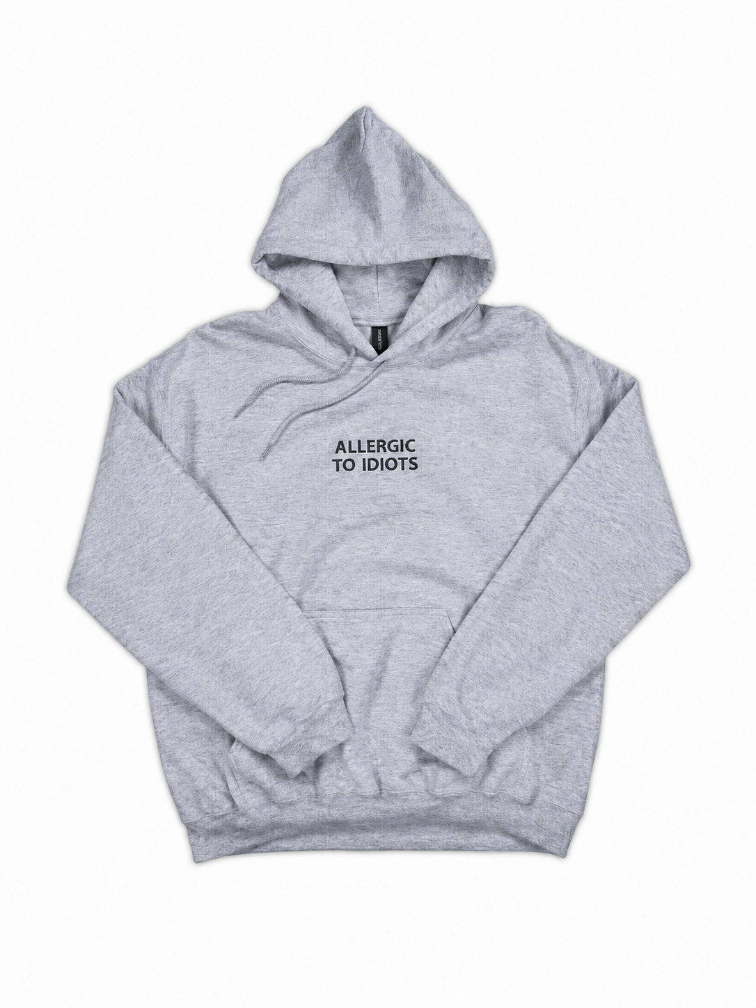 ALLERGIQUE AUX IDIOTS - Sweat à capuche brodé