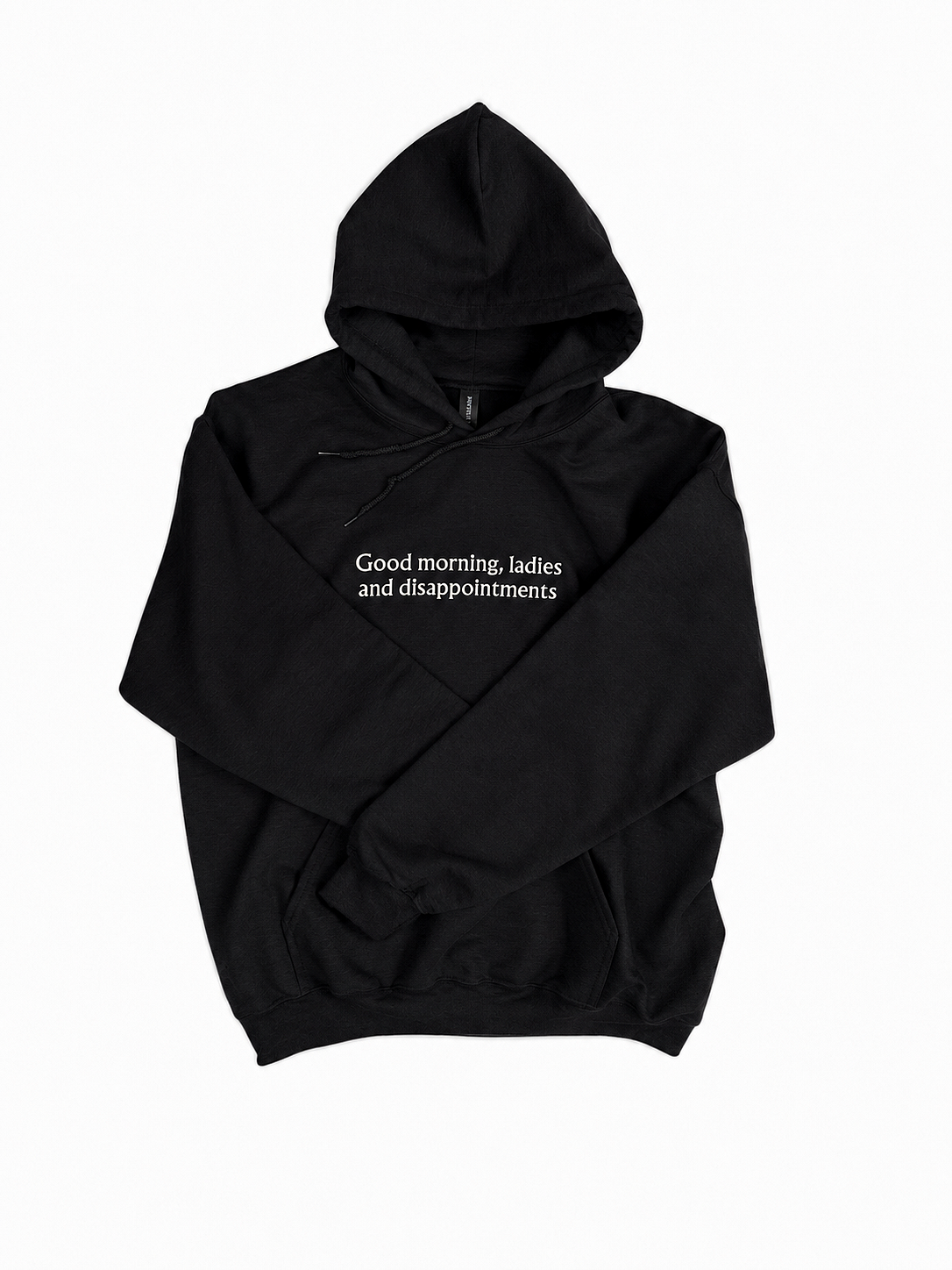 Bonjour mesdames et déceptions - Sweat à capuche brodé