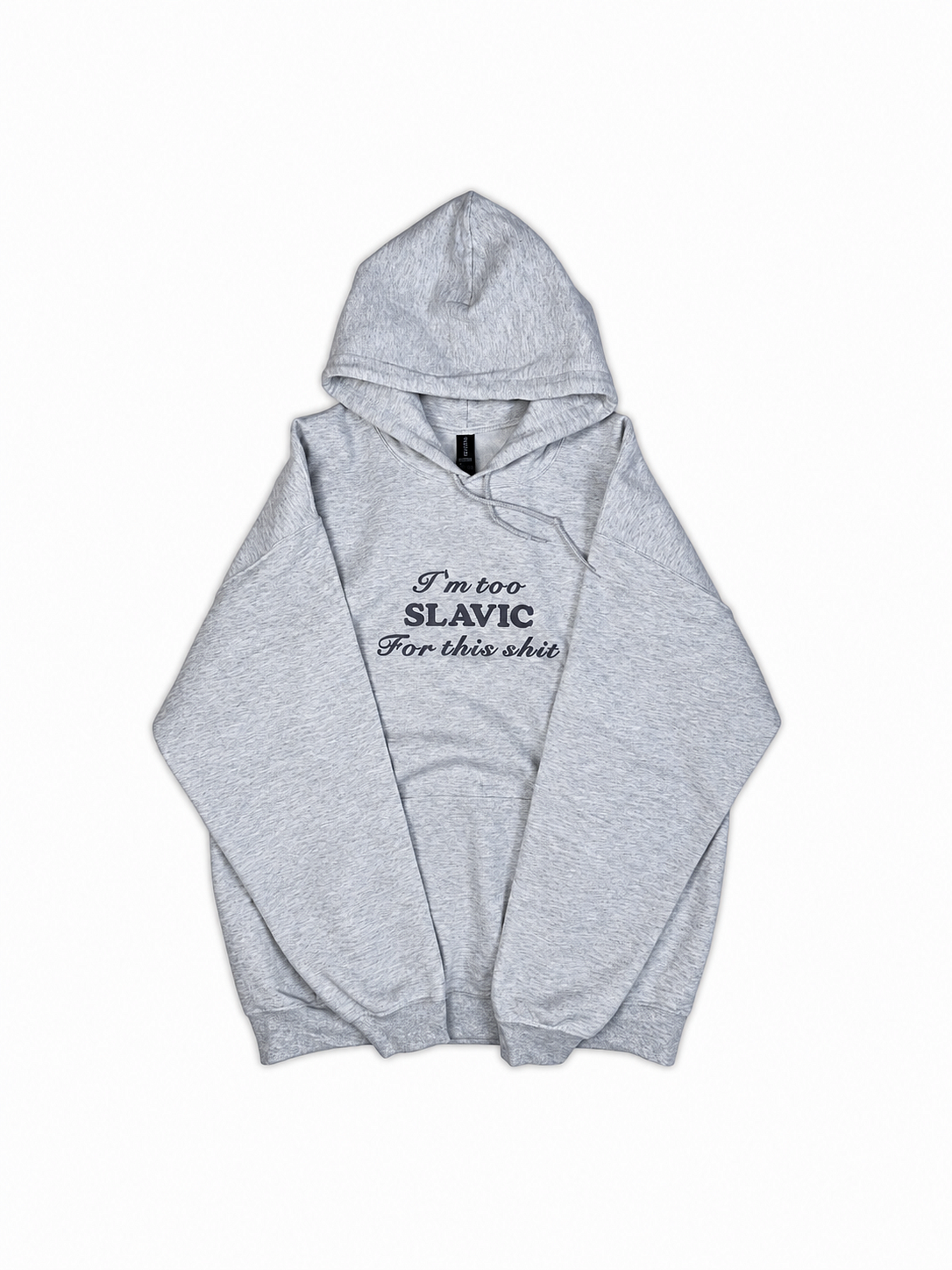 Je suis trop SLAVE pour ces conneries - Sweat à capuche brodé