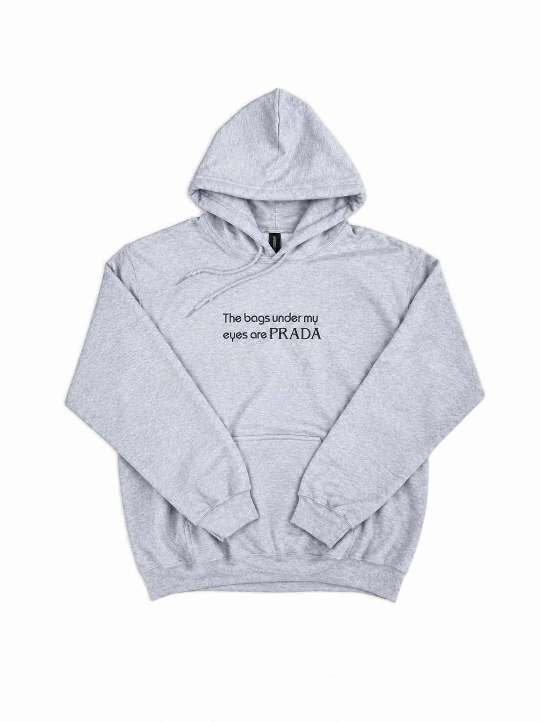 Mes cernes sont du PRADA - Sweat à capuche brodé
